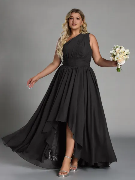 Hot A-line One-Shoulder...