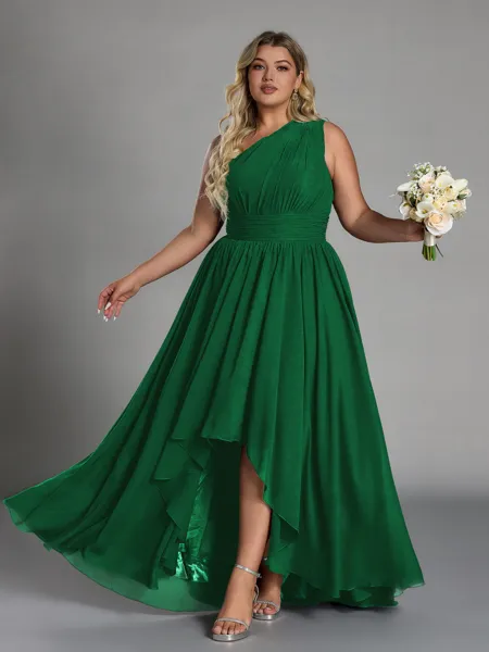 Hot A-line One-Shoulder...