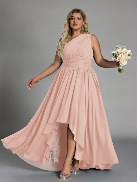 Hot A-line One-Shoulder...