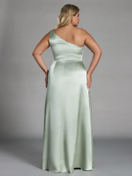 Pretty A-line One-Shoulder...