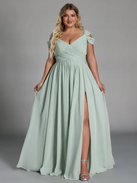Charming A-line Cold...