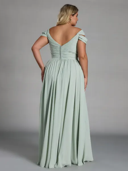 Charming A-line Cold...