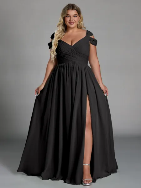 Charming A-line Cold...