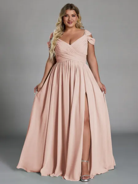 Charming A-line Cold...