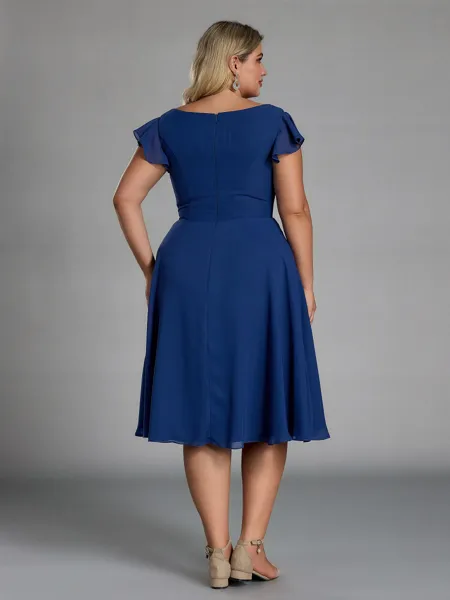 Show-stopping A-line V-Neck...