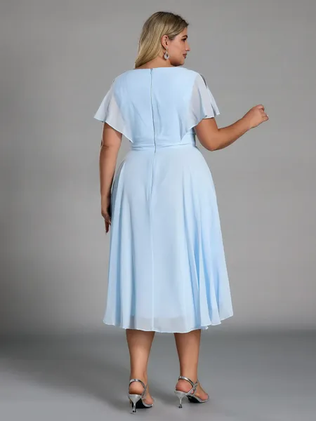 Splendid A-line V-Neck...