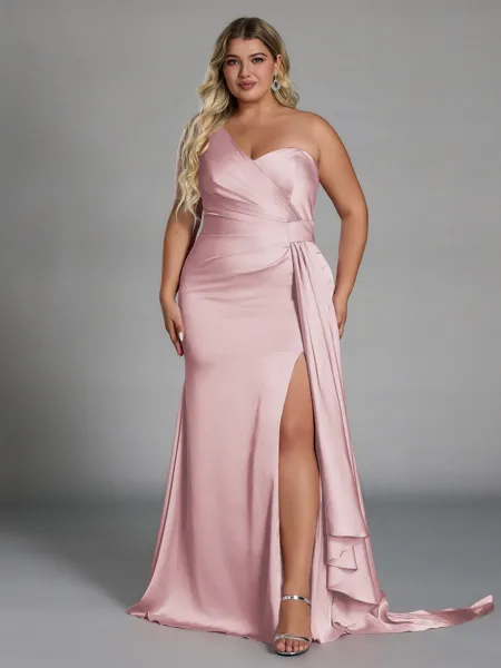 Unique Sheath One-Shoulder...