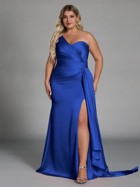 Unique Sheath One-Shoulder...