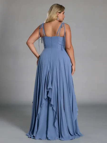 Classy A-line V-Neck...