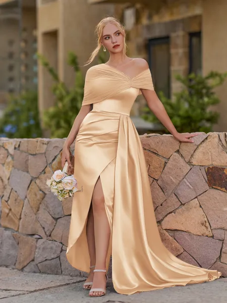Opulent Sheath Pleated...