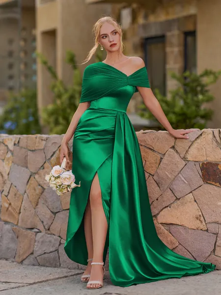 Opulent Sheath Pleated...