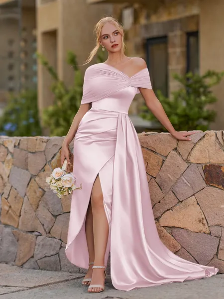 Opulent Sheath Pleated...
