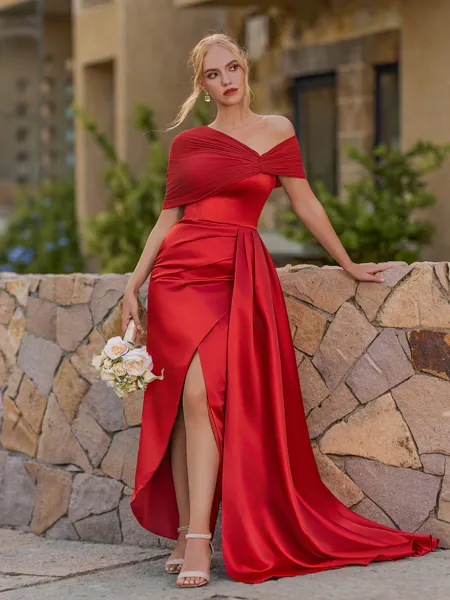 Opulent Sheath Pleated...