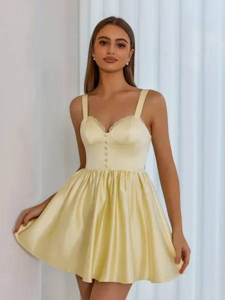 Glamorous A-line Straps...