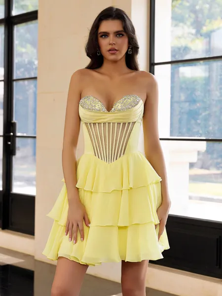 Glam A-line Sweetheart...