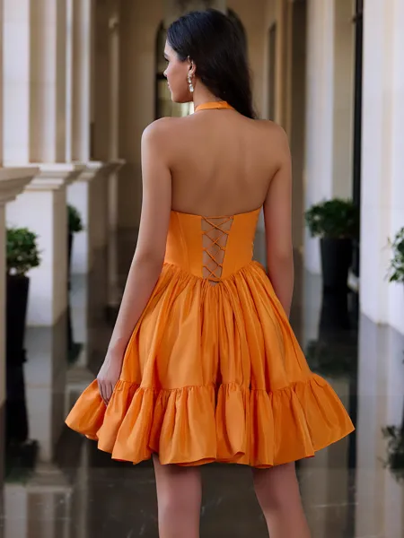 Breathtaking A-line Halter...