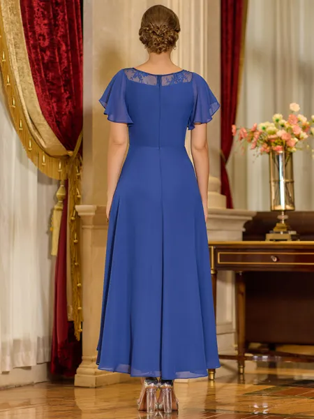 Elegant A-line Scoop Short...