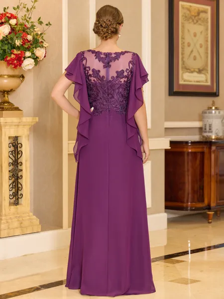 Stylish A-line Scoop Short...