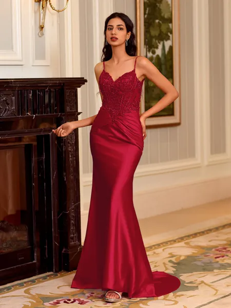 Striking Sheath V-Neck...