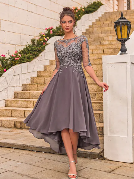 Gorgeous A-Line Chiffon...