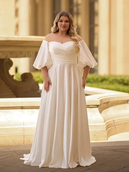 Captivating A-line Scoop...