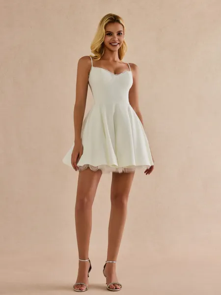 Elegant A-Line Spaghetti...