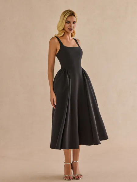 Stunning A-Line Square...