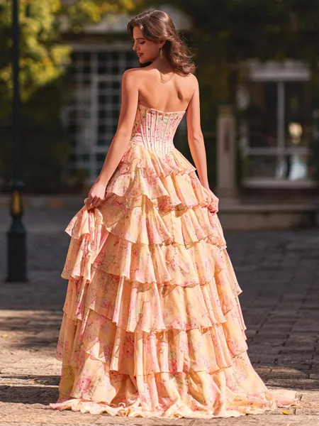 Gorgeous A-Line Straight...