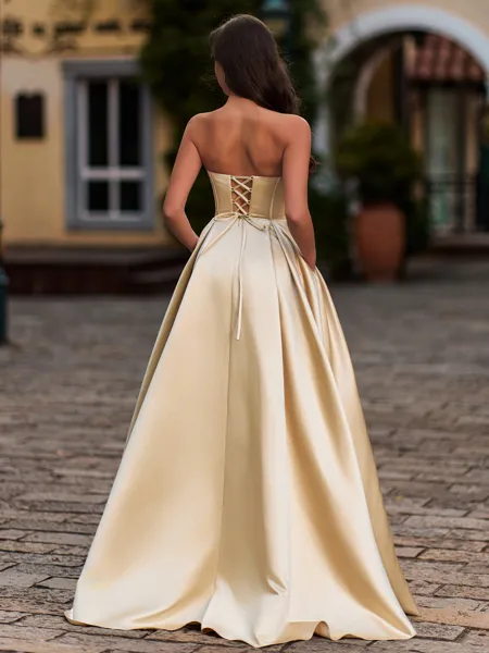 Opulent A-Line Sweetheart...