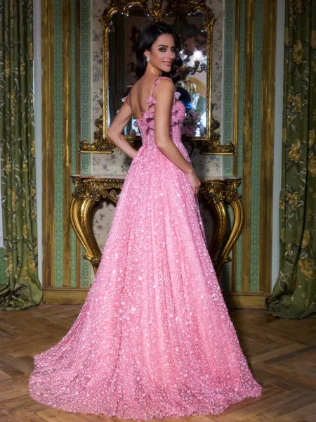 Graceful A-Line Spaghetti...