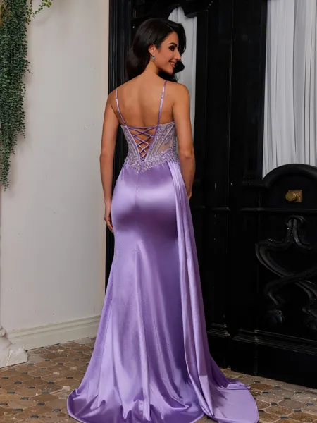 Charming Sheath Spaghetti...