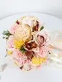 Elegant Round Silk Flower Bridal Bouquets