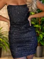 Straight Pleated Sheath Stunning Short/Mini Corset Dress