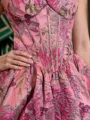 Elegant A-line Straight Ruffles Short/Mini Corset Dress