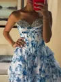 Glamorous A-line Sweetheart Cascading Ruffles Short/Mini Corset Dress