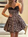 Luxurious A-line Sweetheart Short/Mini Corset Dress
