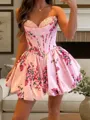 Magnificent A-line Sweetheart Appliques Lace Short/Mini Corset Dress