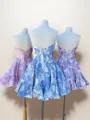 Striking A-line Sweetheart Short/Mini Corset Dress