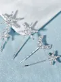Brilliant Alloy With Rhinestone Hairpins(4 Pieces)