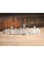 Gorgeous Clear Crystals Flower Wedding Headpieces