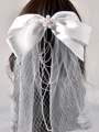 Lovely Tulle With Imitation Pearl Hairpins