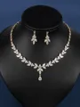 Fancy Copper Wedding Bridal Hot Sale Jewelry Set