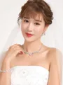 Fancy Copper Wedding Bridal Hot Sale Jewelry Set