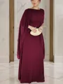 Unique Sheath/Column Scoop Sleeveless Floor-Length Chiffon Mother of the Bride Dress