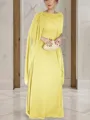 Unique Sheath/Column Scoop Sleeveless Floor-Length Chiffon Mother of the Bride Dress