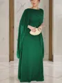 Unique Sheath/Column Scoop Sleeveless Floor-Length Chiffon Mother of the Bride Dress
