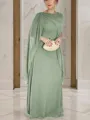Unique Sheath/Column Scoop Sleeveless Floor-Length Chiffon Mother of the Bride Dress