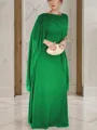 Unique Sheath/Column Scoop Sleeveless Floor-Length Chiffon Mother of the Bride Dress