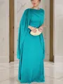 Unique Sheath/Column Scoop Sleeveless Floor-Length Chiffon Mother of the Bride Dress