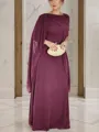 Unique Sheath/Column Scoop Sleeveless Floor-Length Chiffon Mother of the Bride Dress